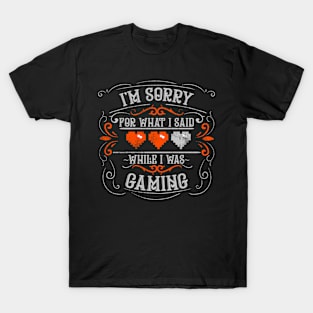 Sarcastic Gaming T-Shirt